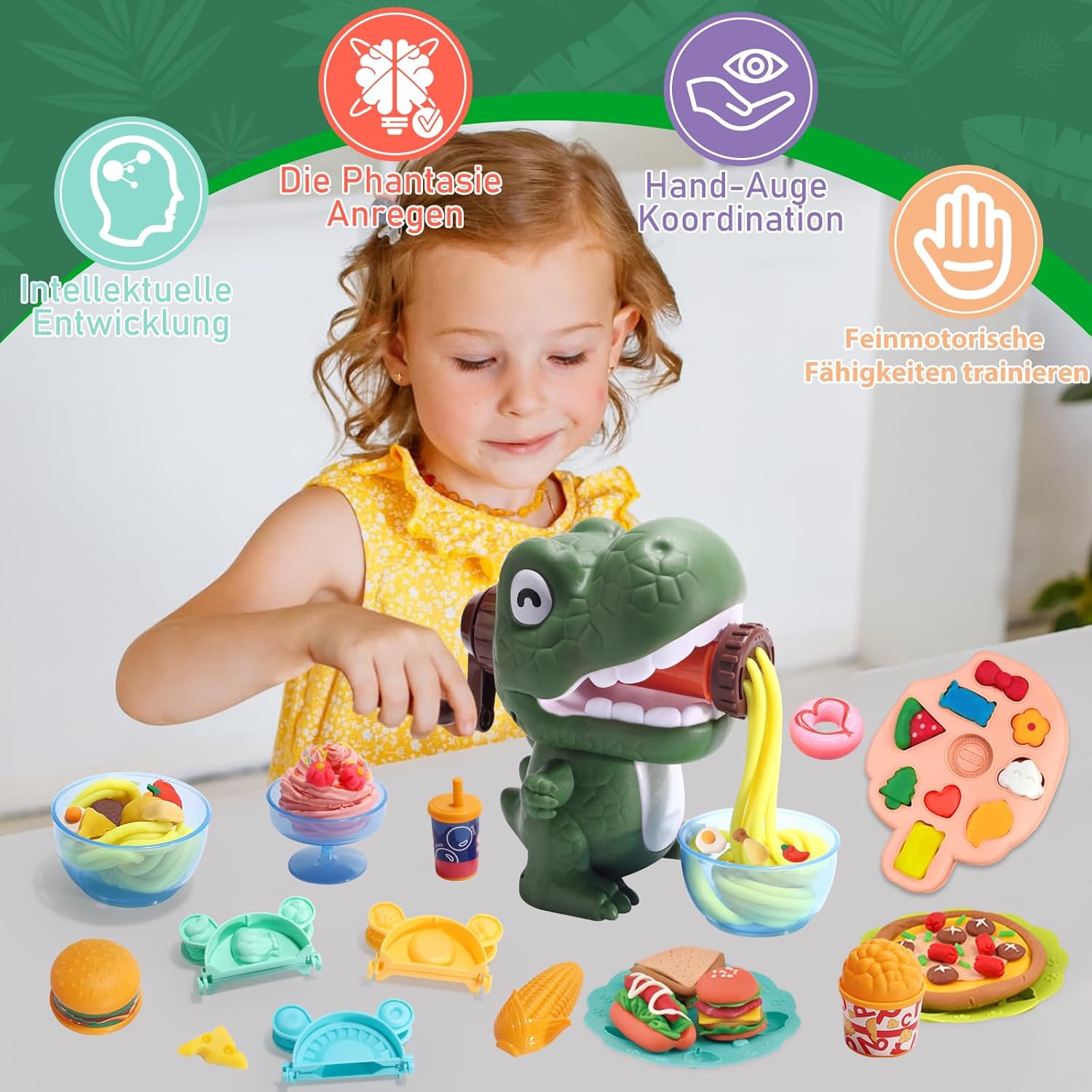 Ensemble de pâte à modeler amusante faite à la main Hualitoys