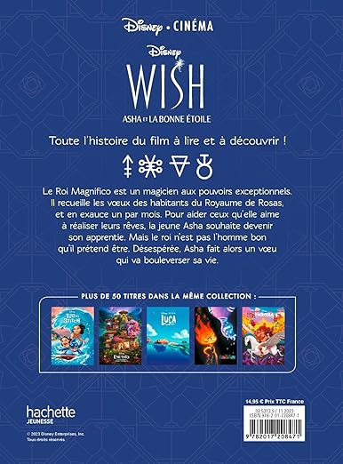 Livre Disney Wish : Asha et la Bonne Étoile – Le Grand Album Illustré du Film