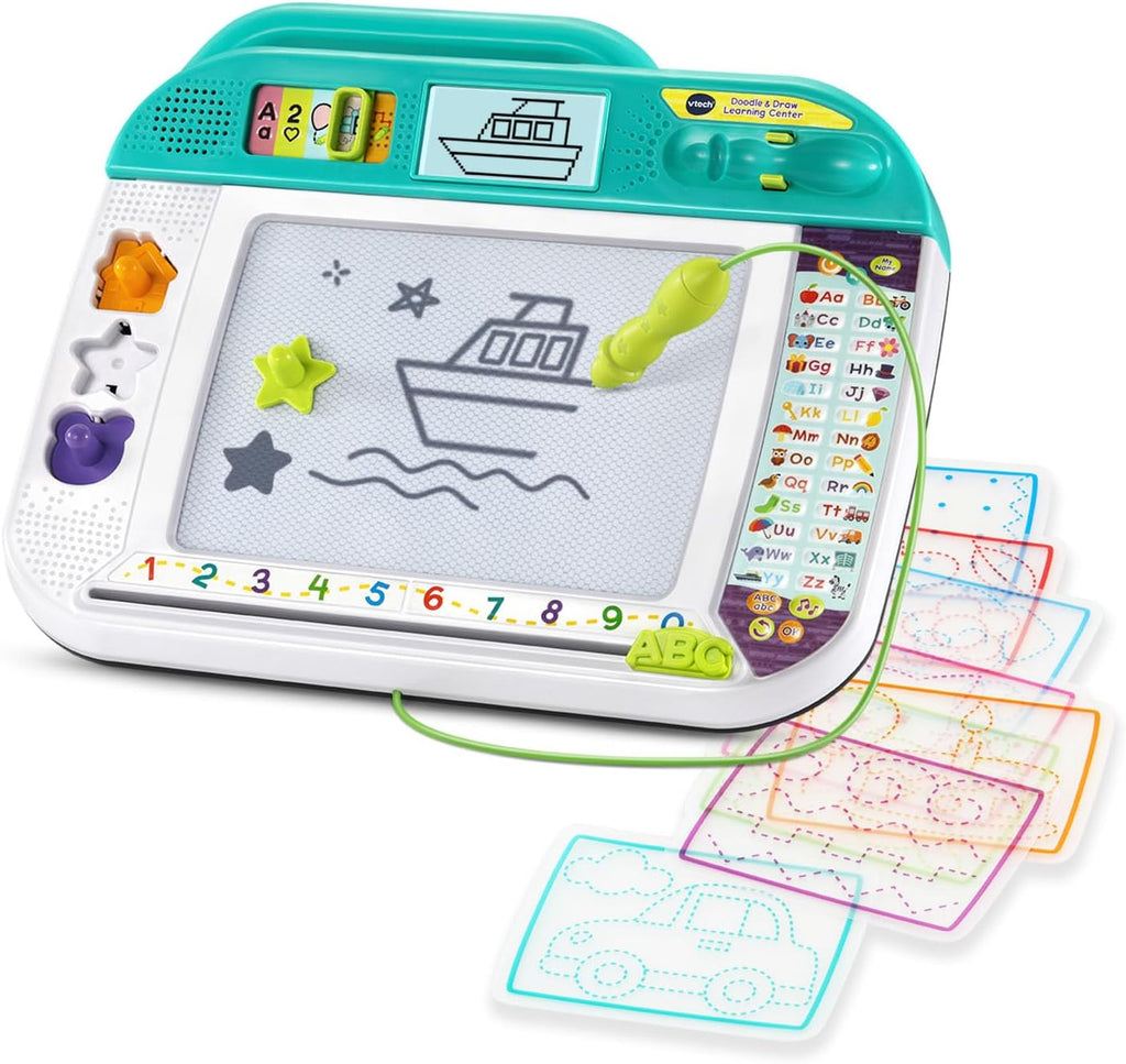 VTech Doodle & Draw – Tableau Magique Éducatif Interactif avec Stylet – 3 à 6 Ans
