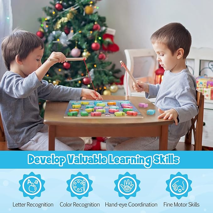 Wooden Fishing Game Toy