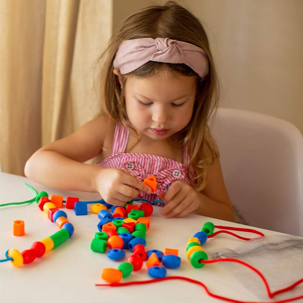 stringing beads for kids