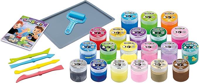Boîte du kit de slime sensoriel Buki