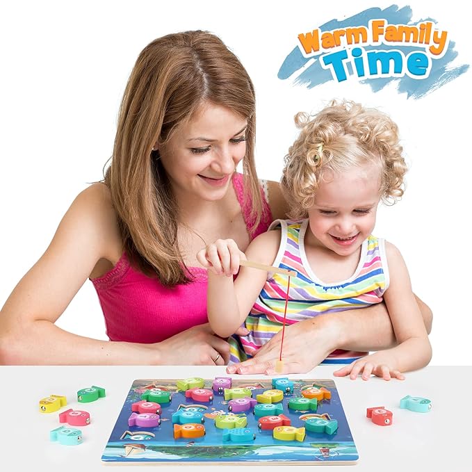 Wooden Fishing Game Toy