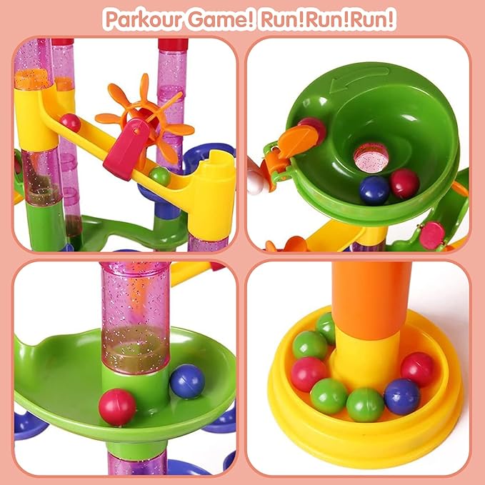 Toy Marble Run Rolling Game Set for Kids