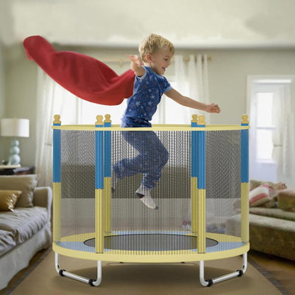 Trampoline Enfant 1,4 m avec Filet de Sécurité & Pieds en U