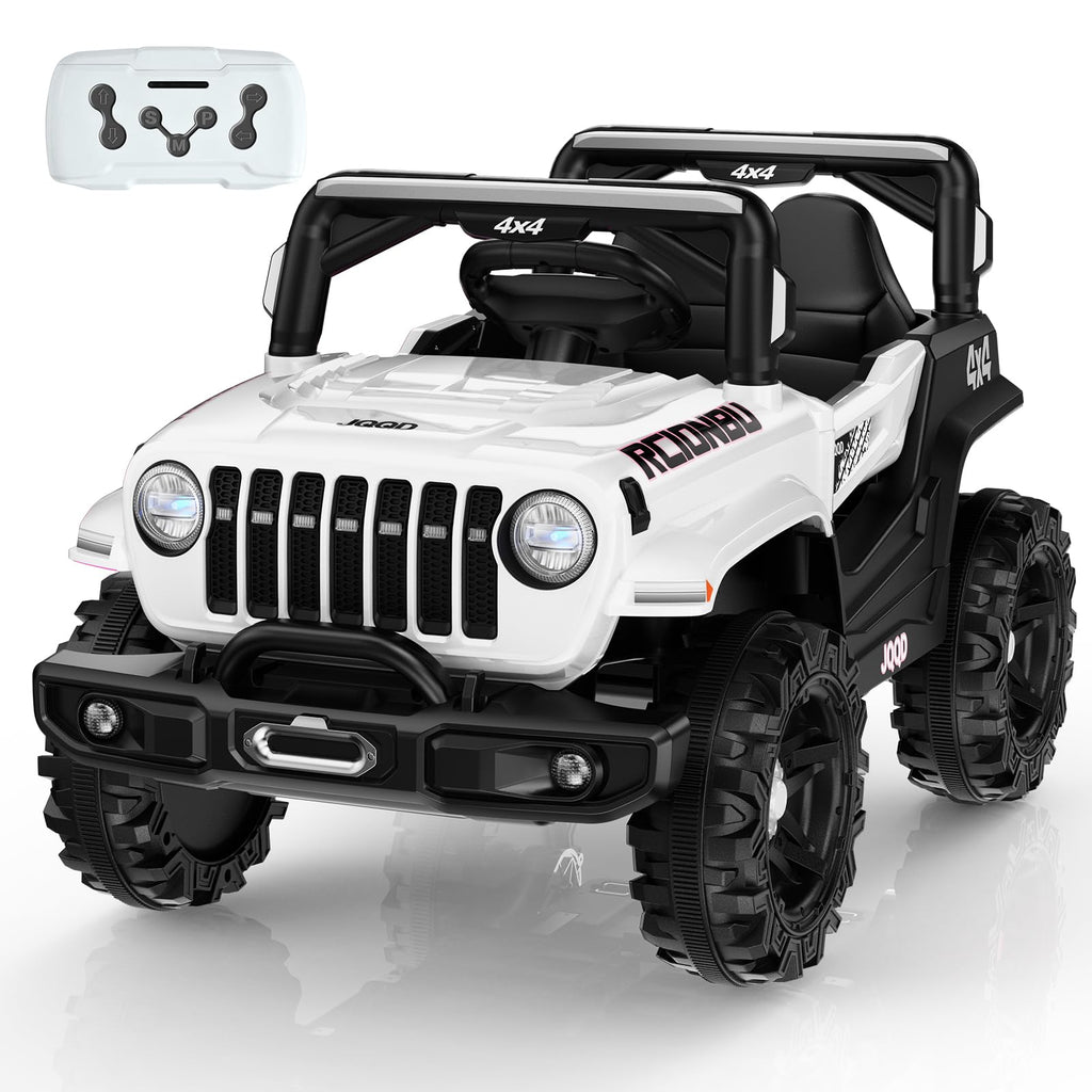 Jeep Électrique Enfant 4 Roues 12 V – Blanc