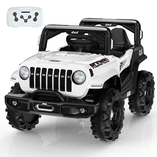 Jeep Électrique Enfant 4 Roues 12 V – Blanc