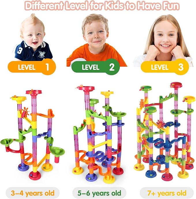 Toy Marble Run Rolling Game Set for Kids
