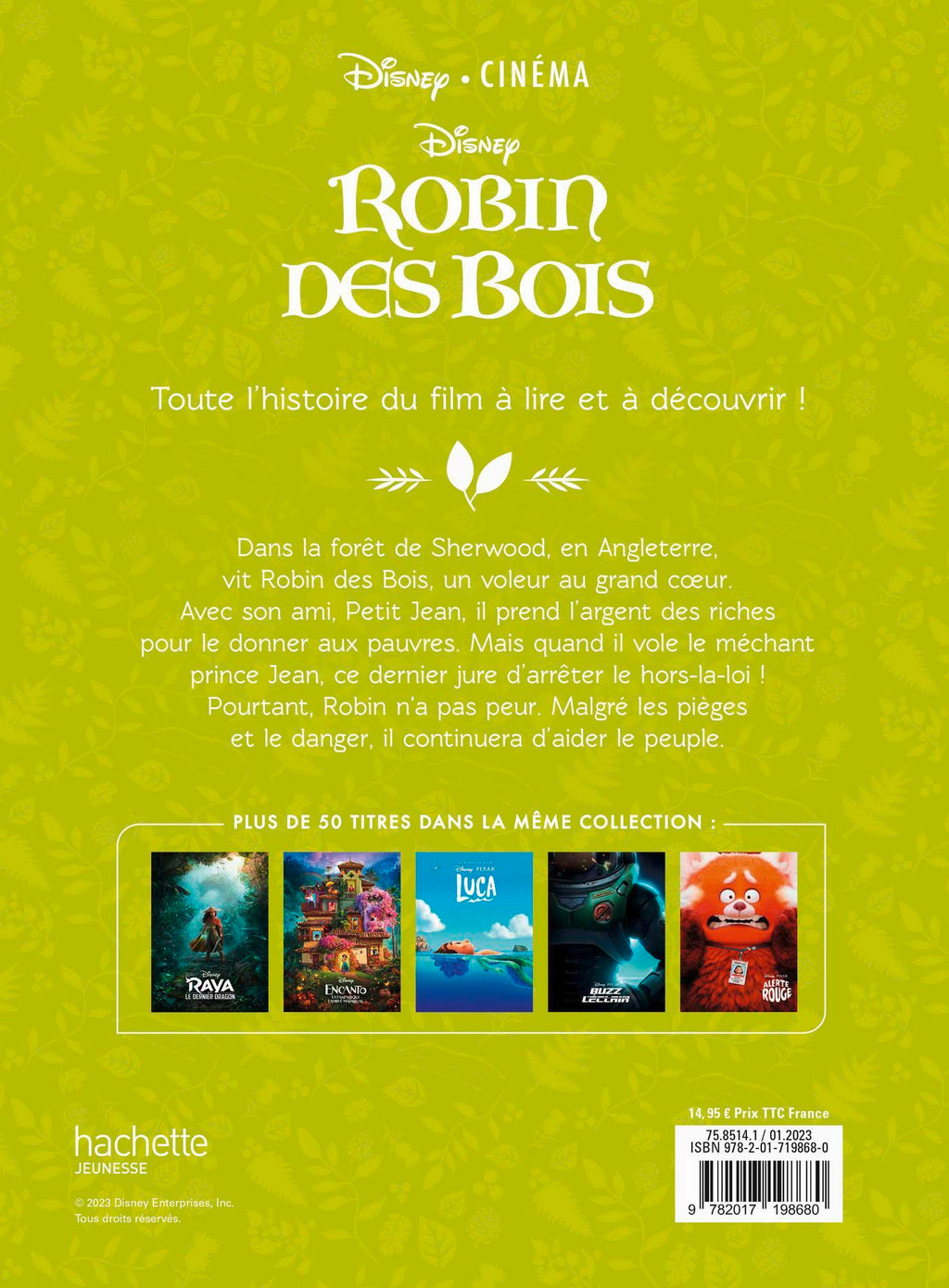 Disney Robin des Bois – Grand Livre Illustré pour Enfants