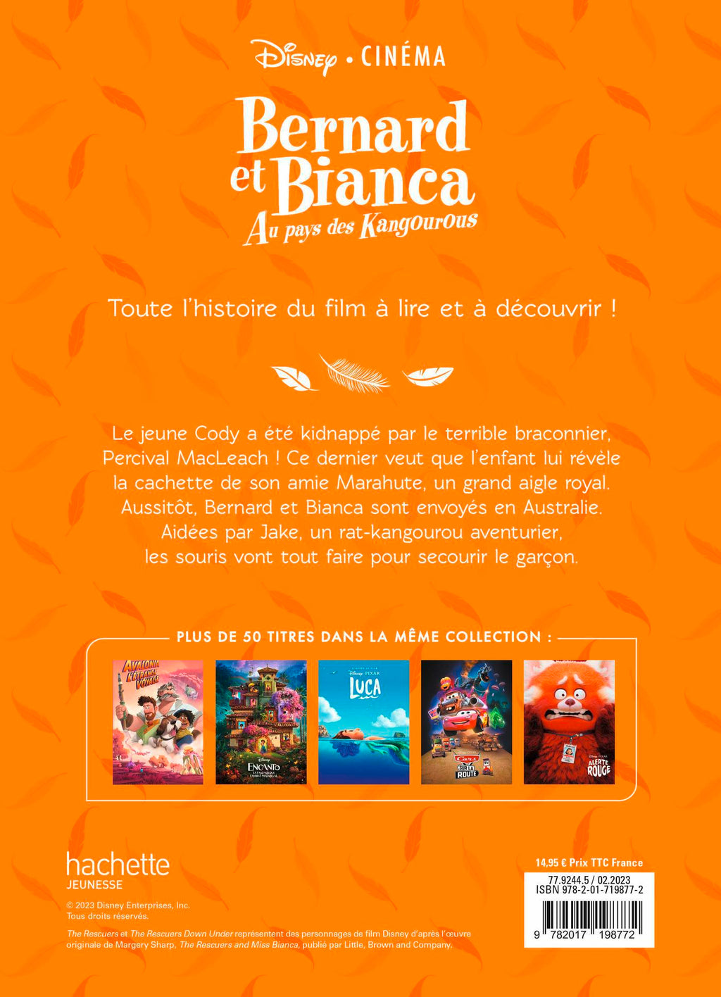 Livre Disney Bernard et Bianca au Pays des Kangourous – L’Album Illustré du Film
