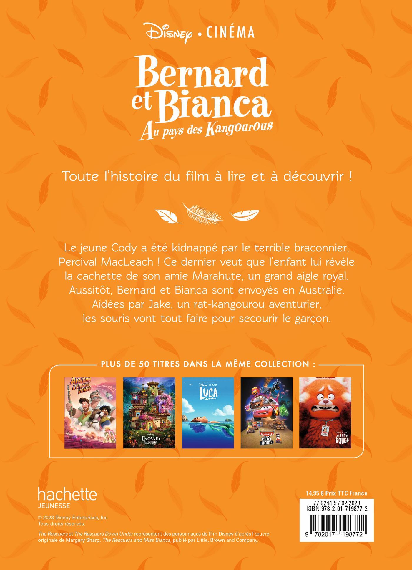 Livre Disney Bernard et Bianca au Pays des Kangourous – L’Album Illustré du Film