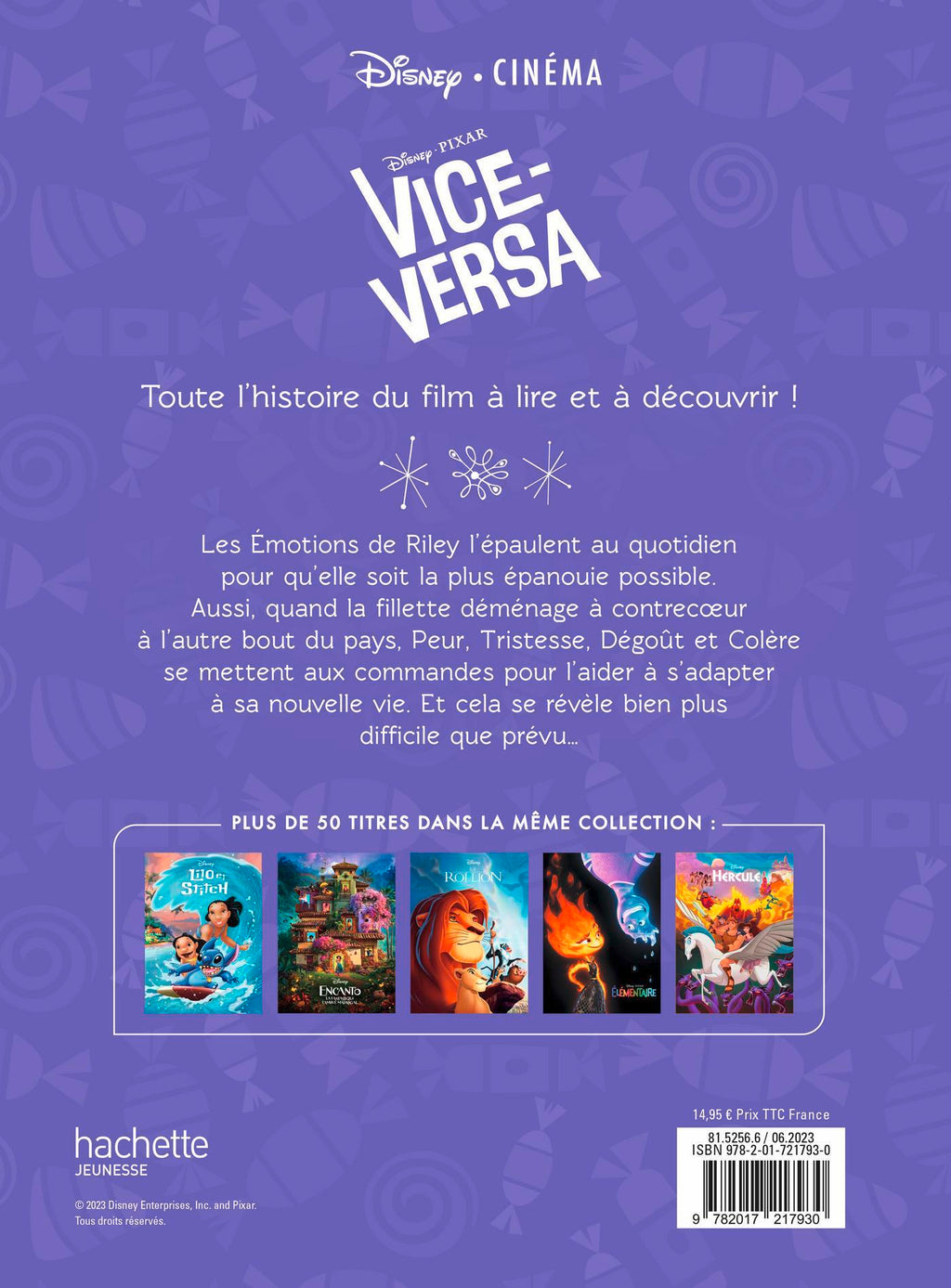 Livre Illustré Disney Pixar – Vice-Versa : L’Aventure des Émotions