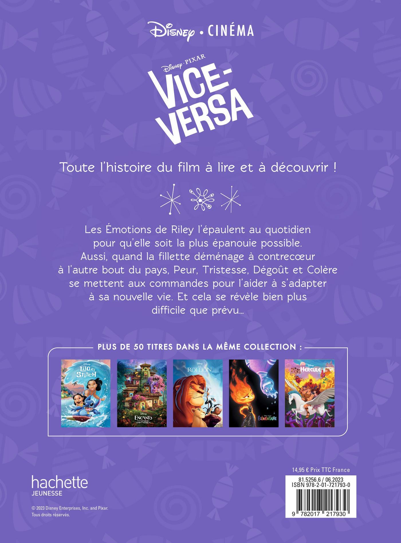Livre Illustré Disney Pixar – Vice-Versa : L’Aventure des Émotions
