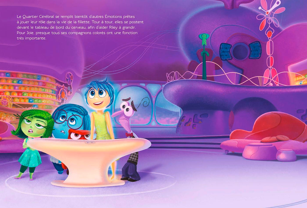 Livre Illustré Disney Pixar – Vice-Versa : L’Aventure des Émotions