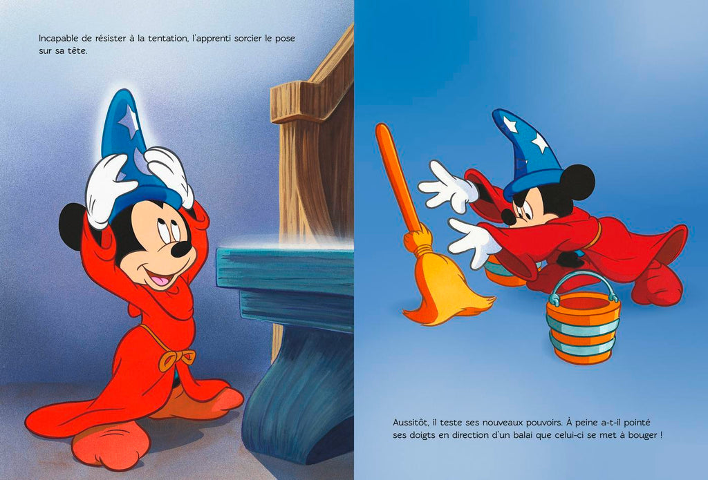 Disney – L’Apprenti Sorcier | Grand Livre Illustré pour Enfants