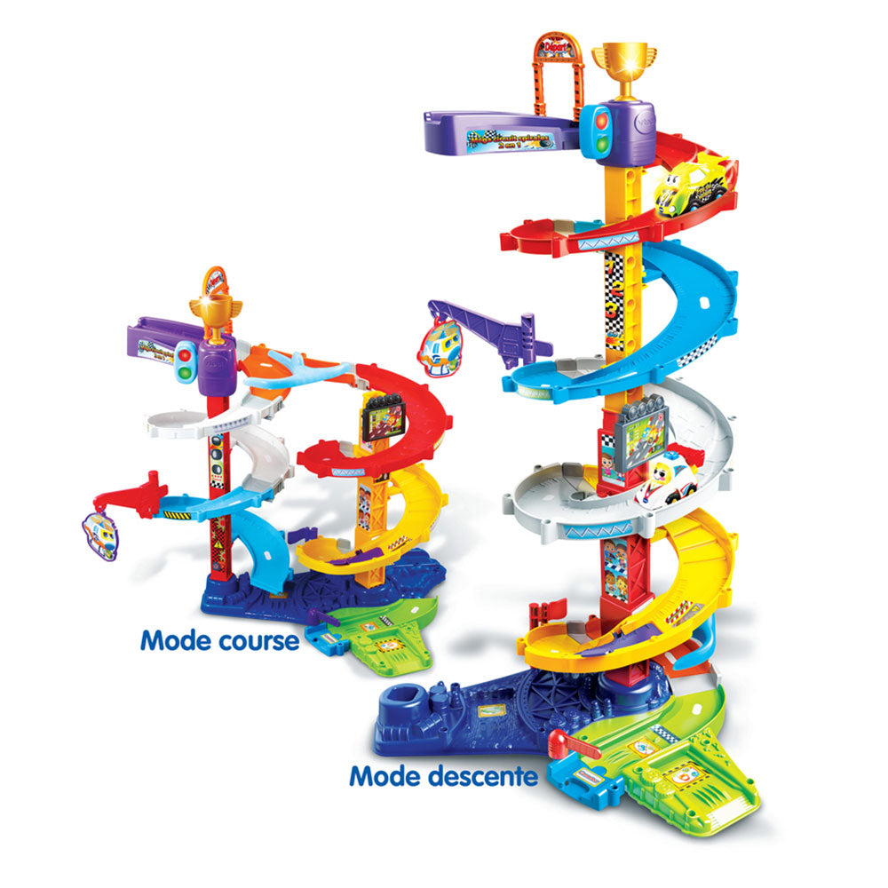 Méga circuit spirales 2 en 1 + Titouan, fou du volant