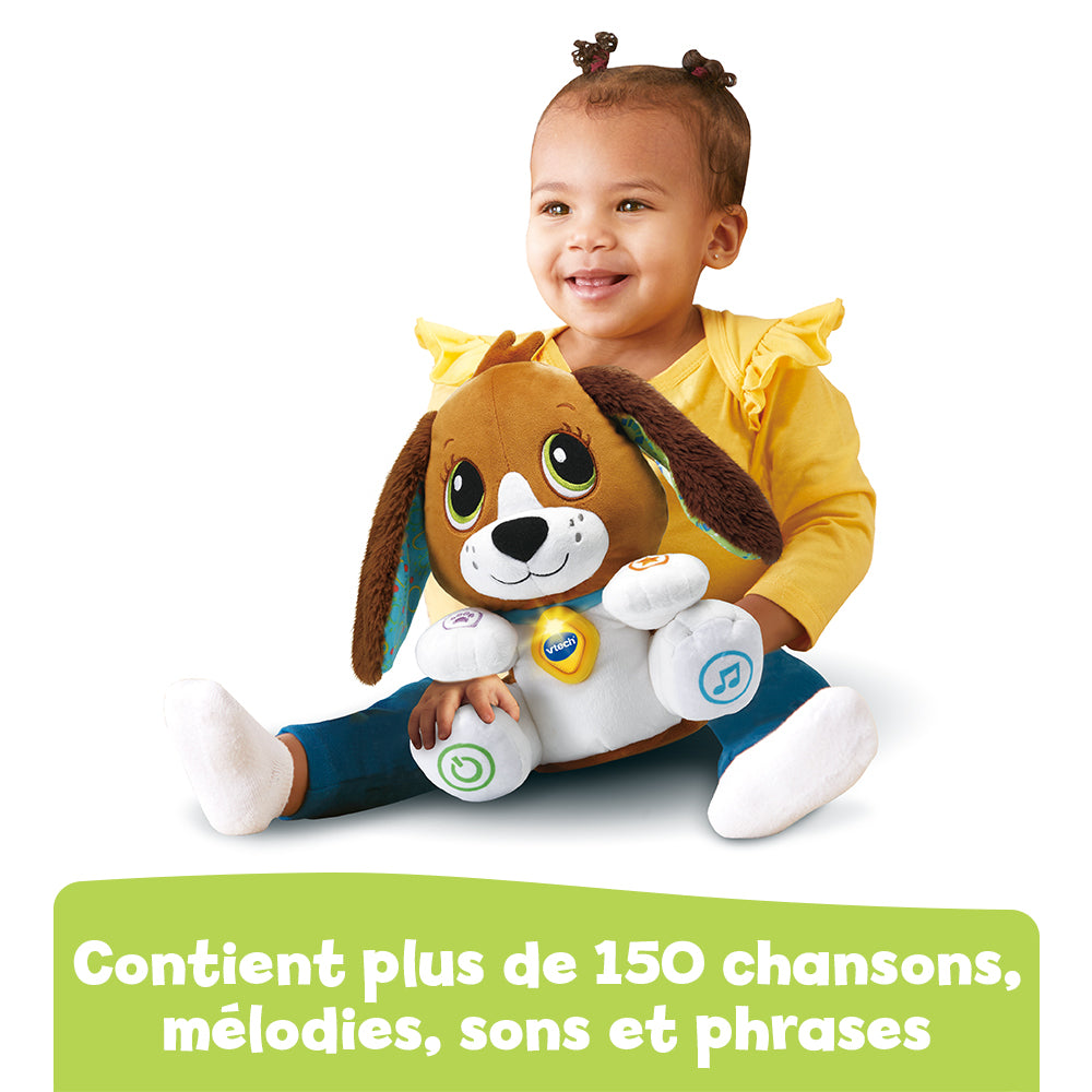 Toutou parle avec moi - chien peluche interactif