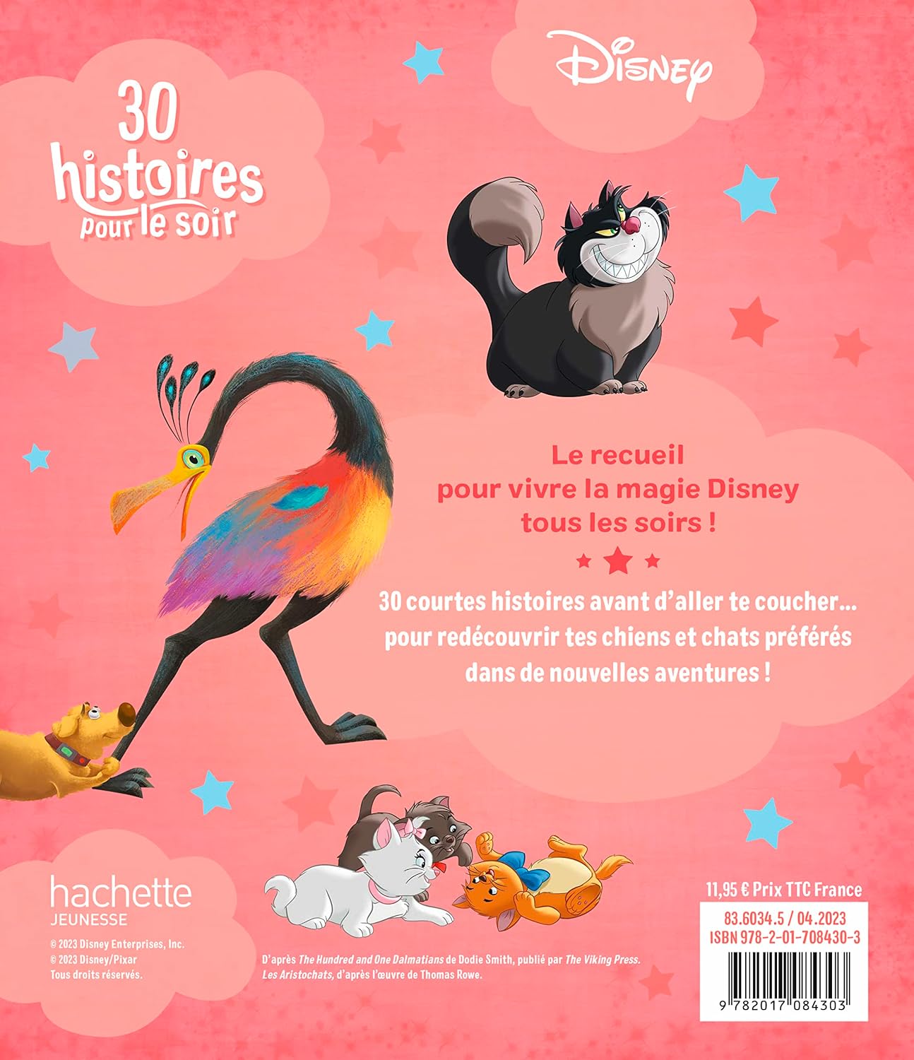 DISNEY - 30 Histoires pour le soir - Chiens et Chats