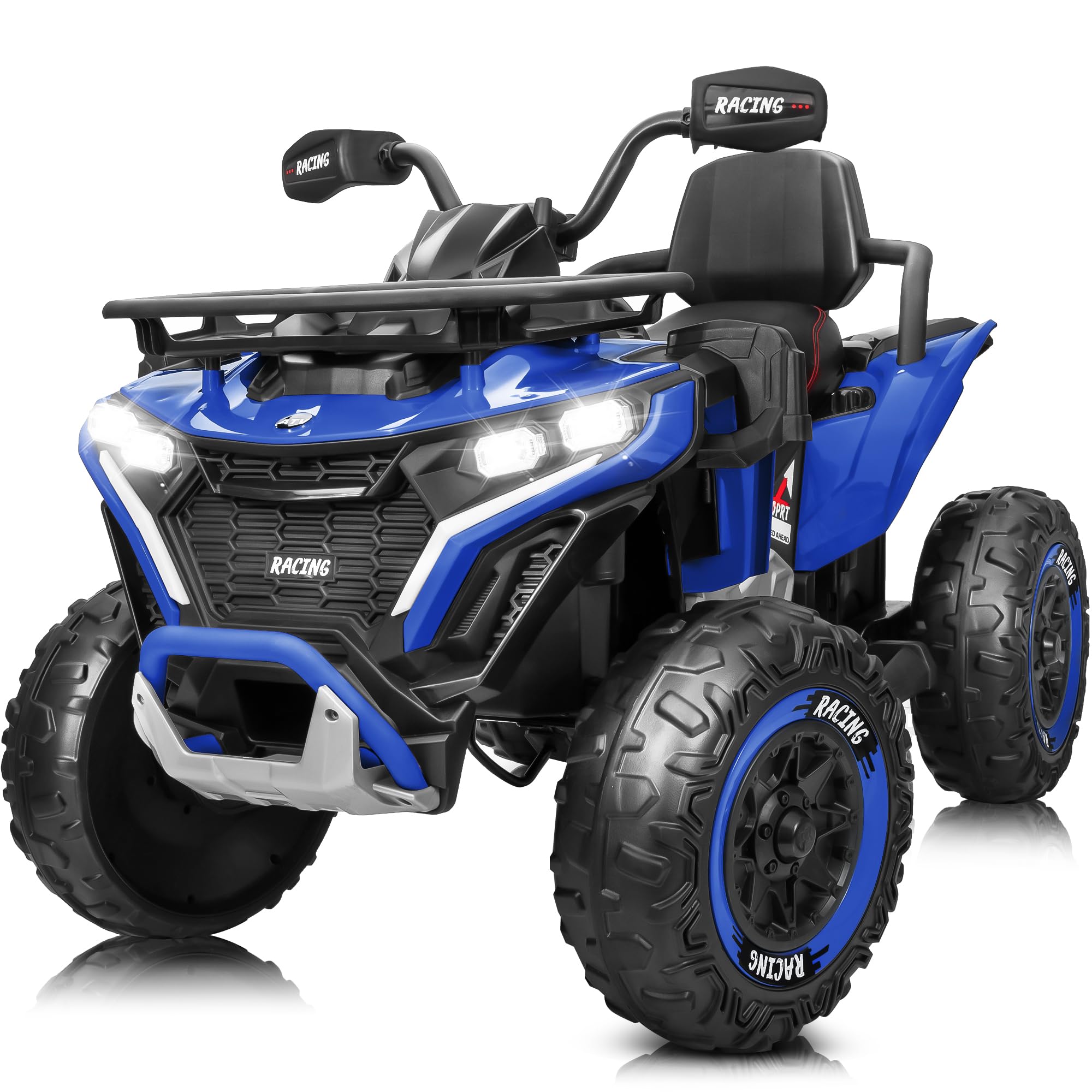 Quad Électrique Enfant 12V – ATV Tout-Terrain Bleu