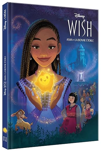 Livre Disney Wish : Asha et la Bonne Étoile – Le Grand Album Illustré du Film