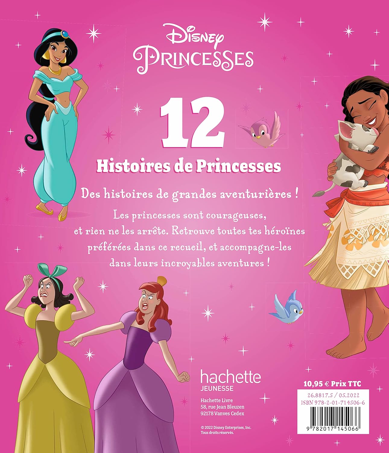 DISNEY PRINCESSES - 12 histoires