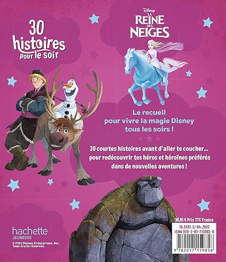Livre Disney La Reine des Neiges – 30 Histoires pour le Soir