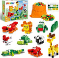 Jeu de Construction Animaux 159 Pièces avec Sac de Rangement – Dès 3 Ans