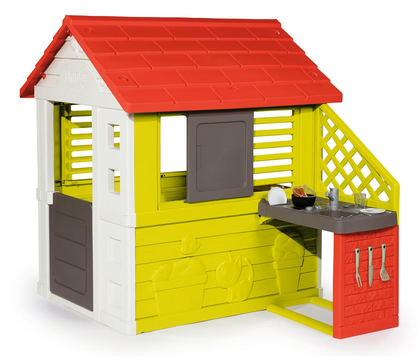 Cabane Nature avec Cuisine  - Smoby