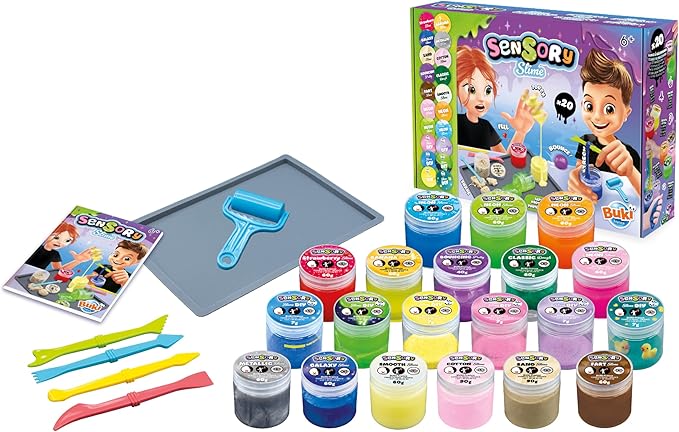 Boîte du kit de slime sensoriel Buki