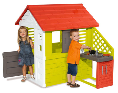 Cabane Nature avec Cuisine  - Smoby