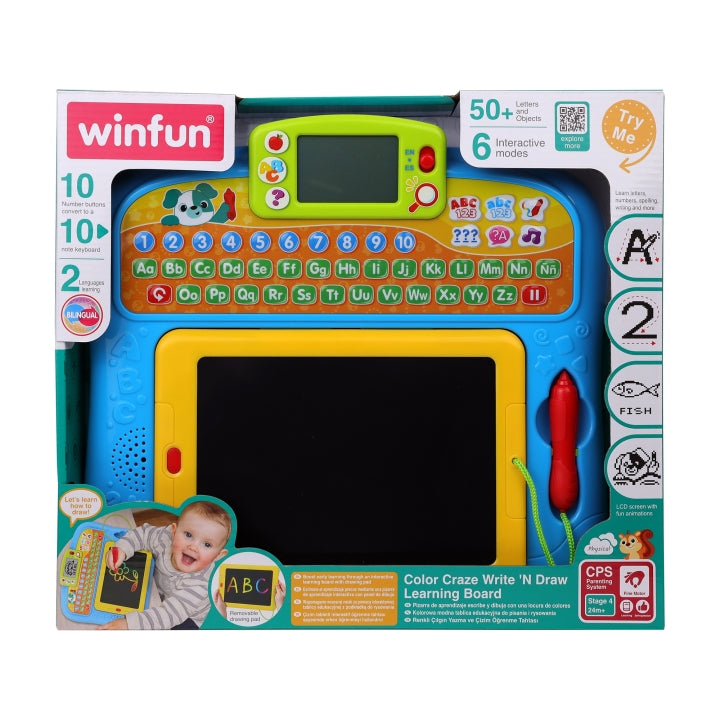 Tableau Éducatif Write ‘N Draw – Apprendre à Écrire et Dessiner