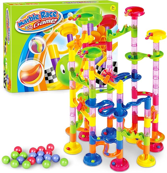 Toy Marble Run Rolling Game Set for Kids