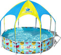 Piscine Bestway Steel Pro 2,44 m avec Toit Pare-Soleil UV – Piscine Enfant Familiale