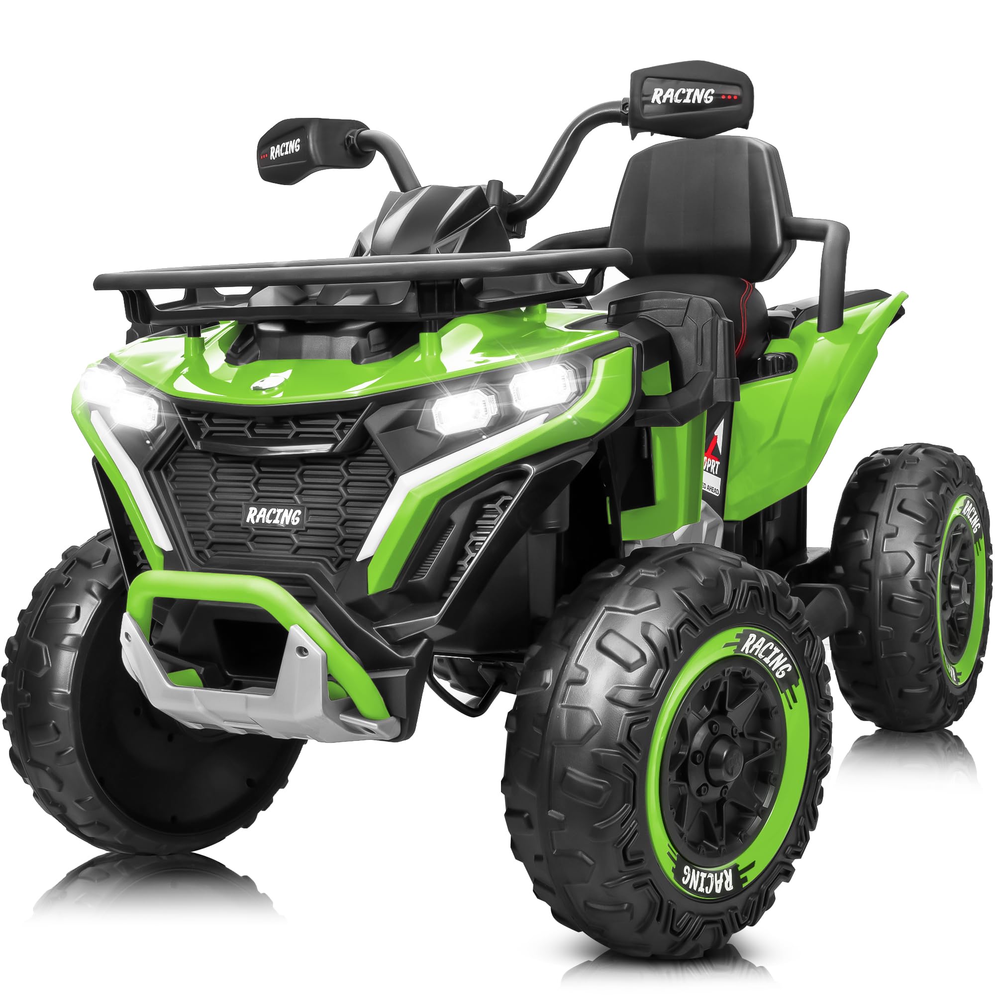 Quad Électrique Enfant 12V – ATV Tout-Terrain Vert