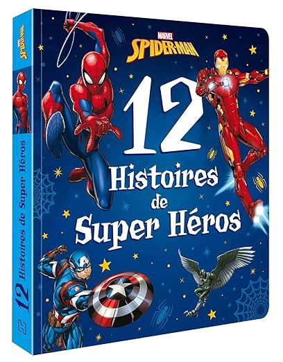 Livre Marvel – 12 Histoires de Super-Héros pour Enfants