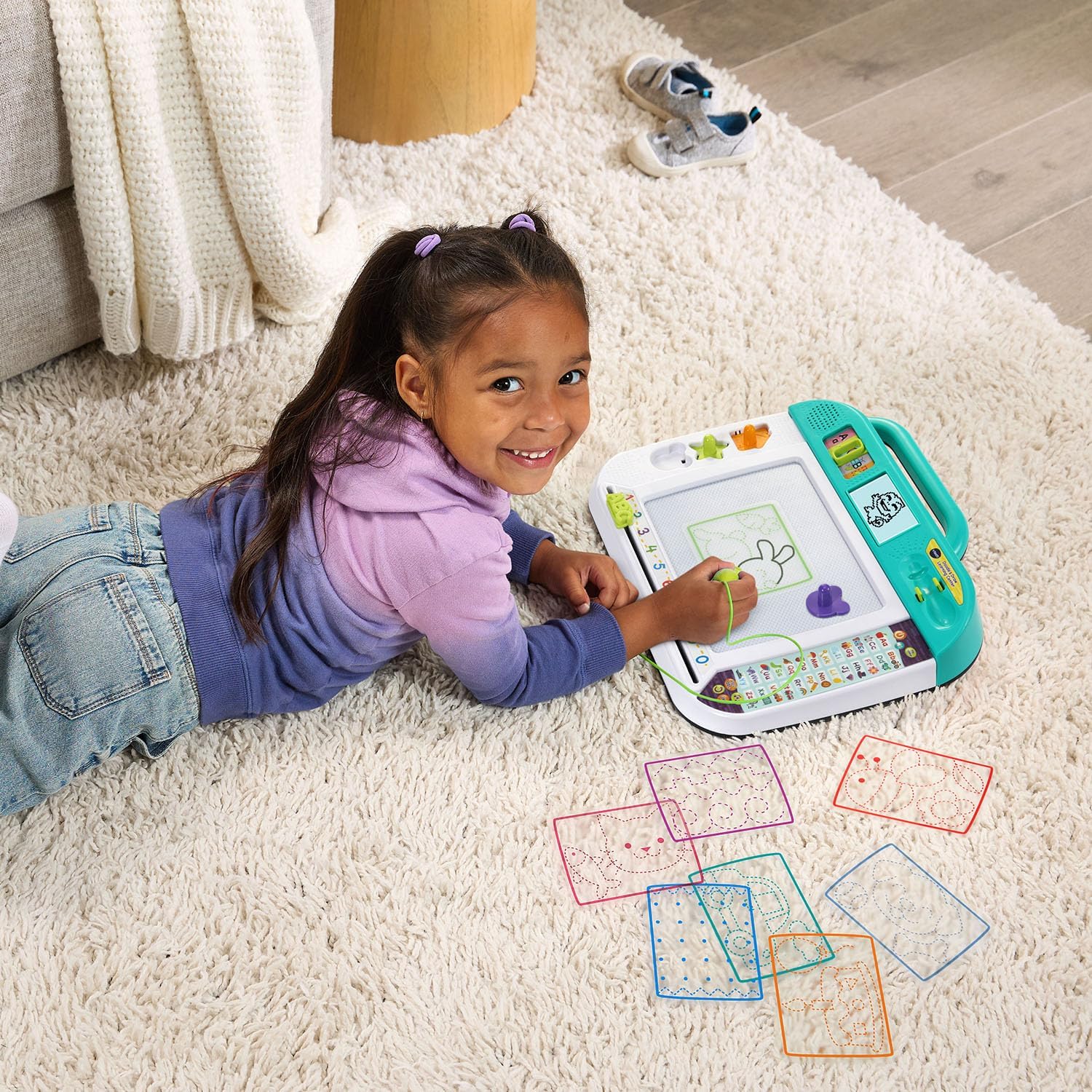 VTech Doodle & Draw – Tableau Magique Éducatif Interactif avec Stylet – 3 à 6 Ans