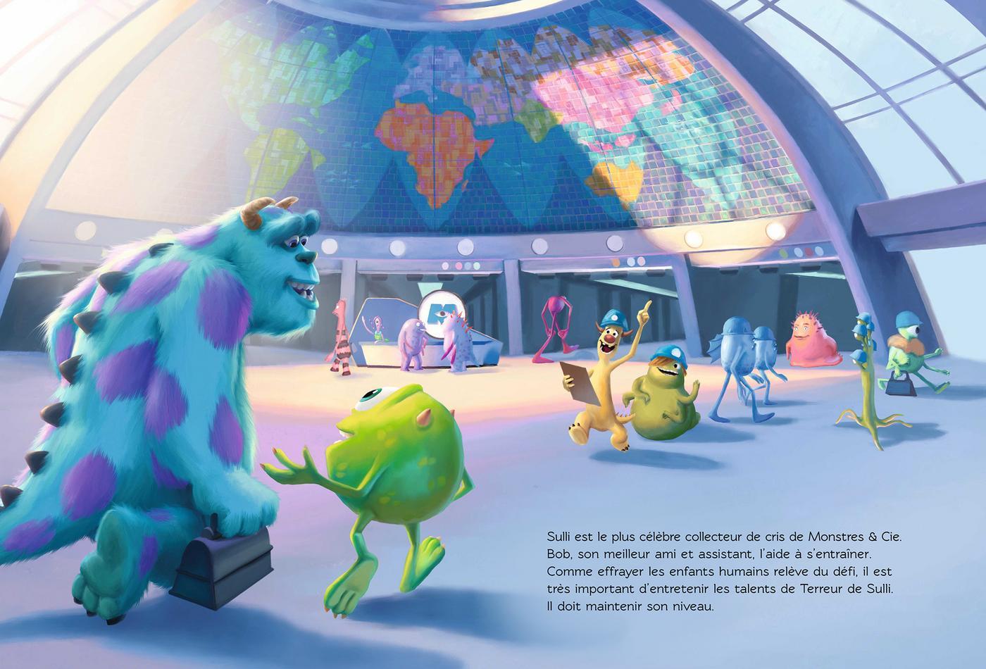 Disney Pixar Monstres & Cie – Grand Livre Illustré pour Enfants