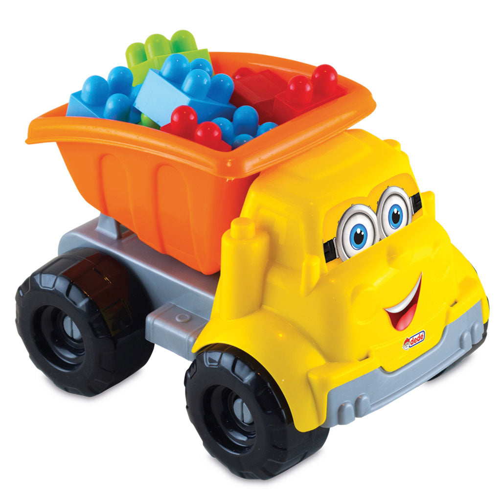 dumper truck with 20 building blocks