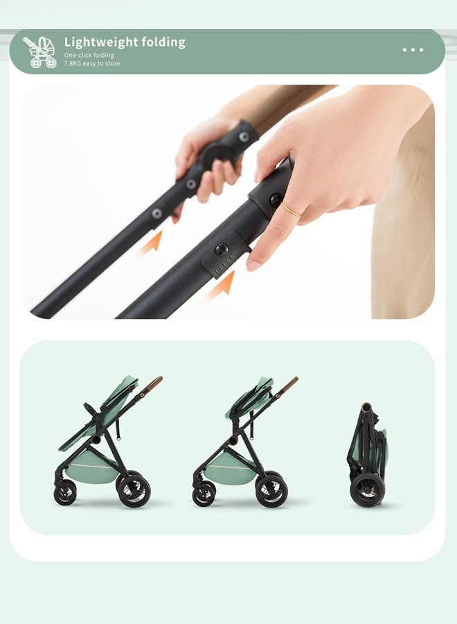 Poussette Bébé 2 en 1 Kidilo K08 –  (0 à 3 ans)