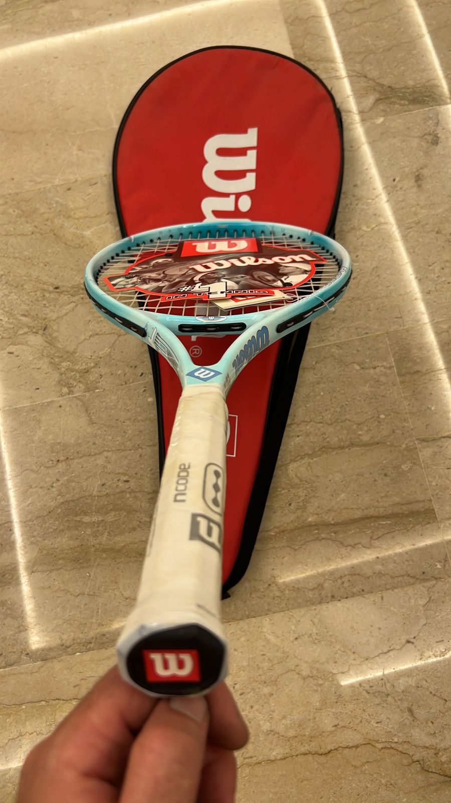 raquettes de tennis WILSON Bleu ciel 218,5