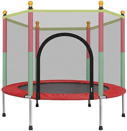 Trampoline Enfant 1,4 m avec Filet de Sécurité & Pieds en U