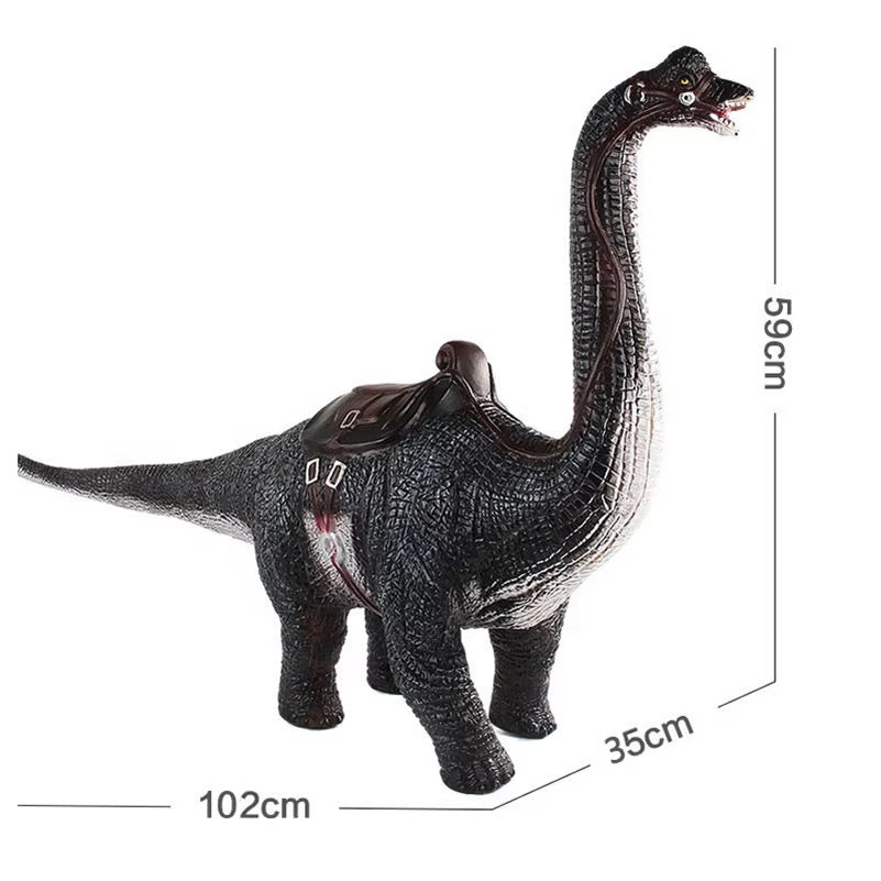 Dinosaure Brachiosaure à Chevaucher pour Enfant – 100 cm avec Sons