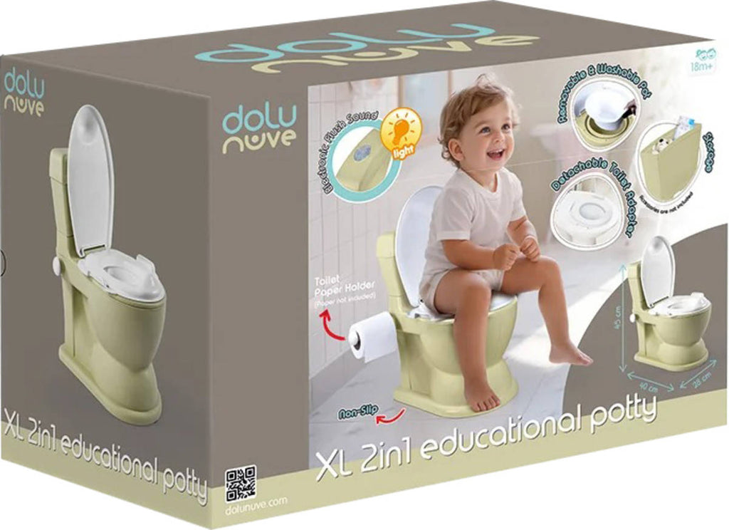 Dolu Nuve XL 2in1 Educational Potty in Eco Green