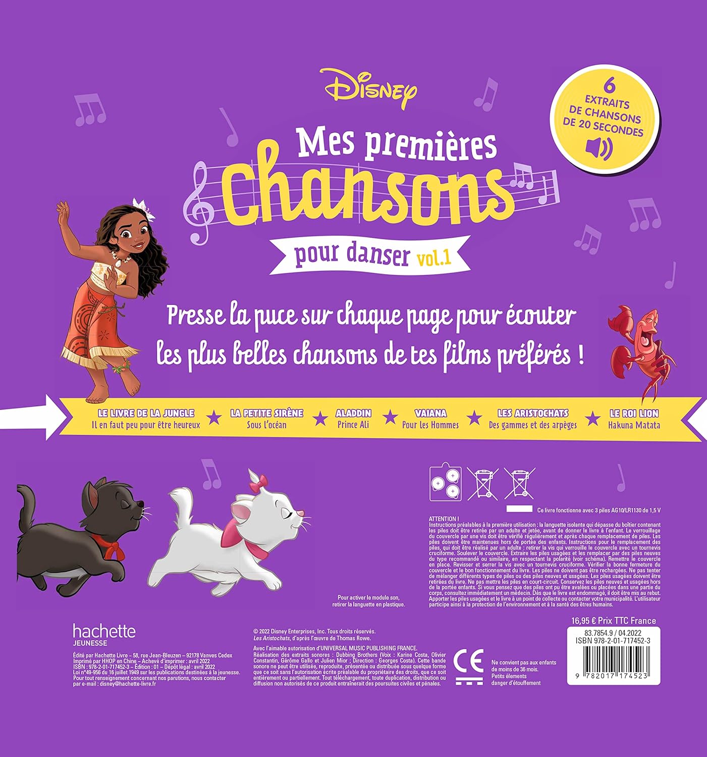 LA REINE DES NEIGES - Mes Premières Chansons - Livre sonore - Disney
