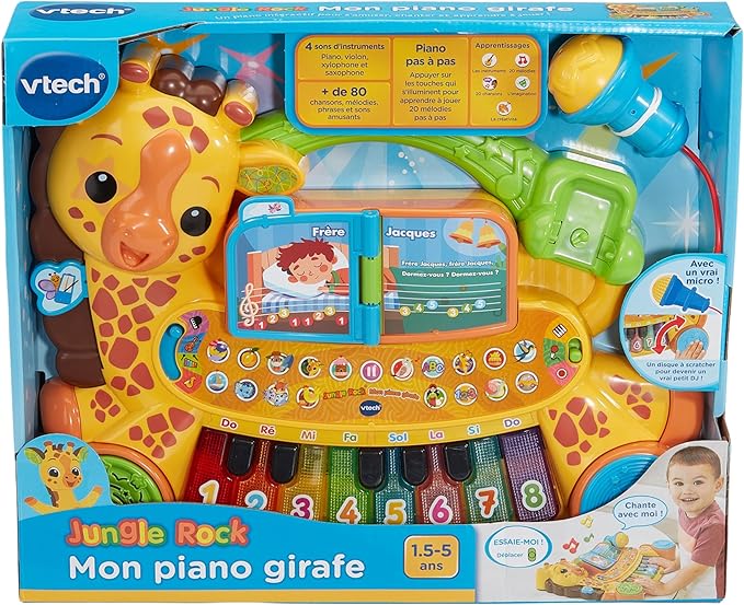 PIANO GIRAFE JUNGLE ROCK – VTECH