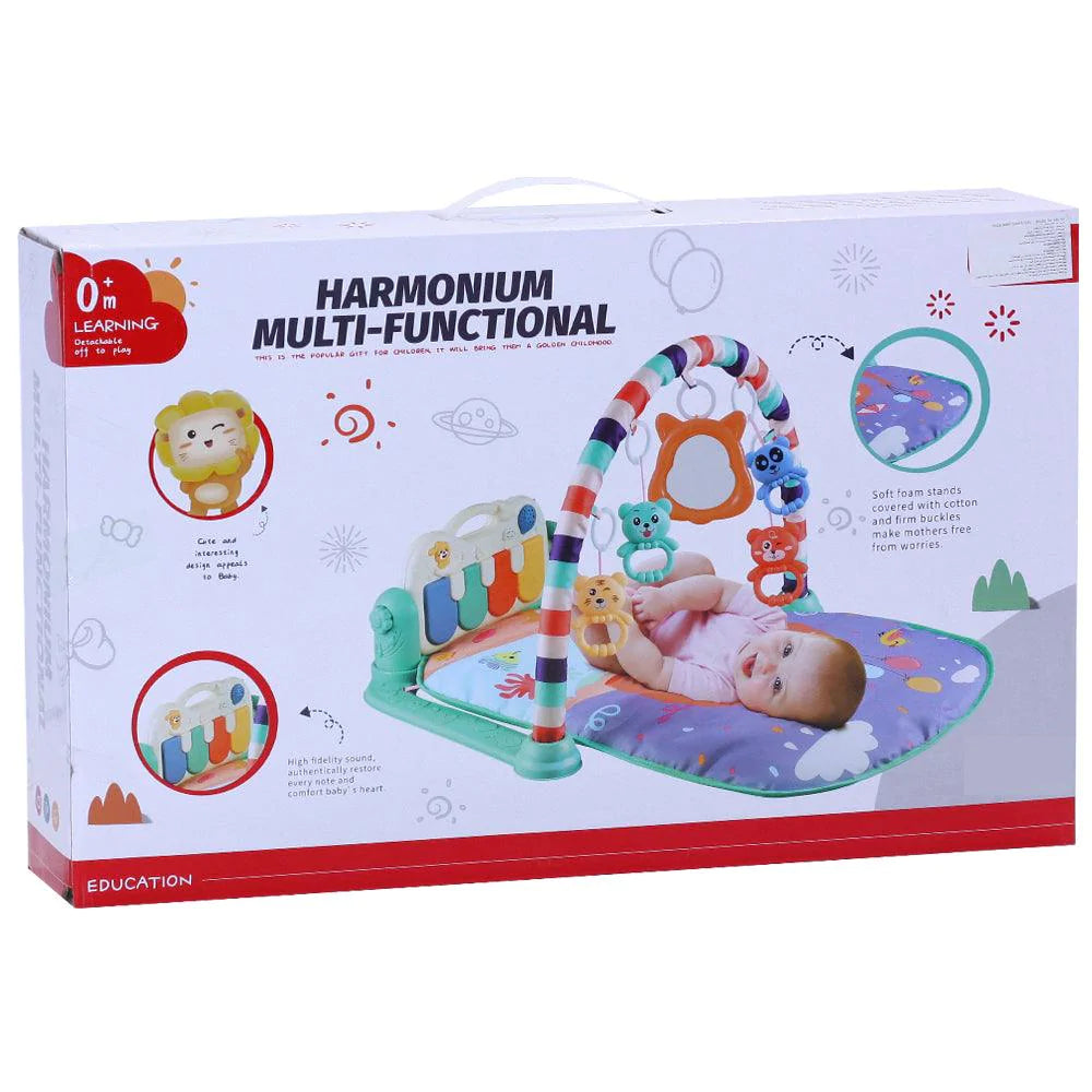 Tapis d'Éveil Bébé avec Piano Détachable – Arche et Hochets