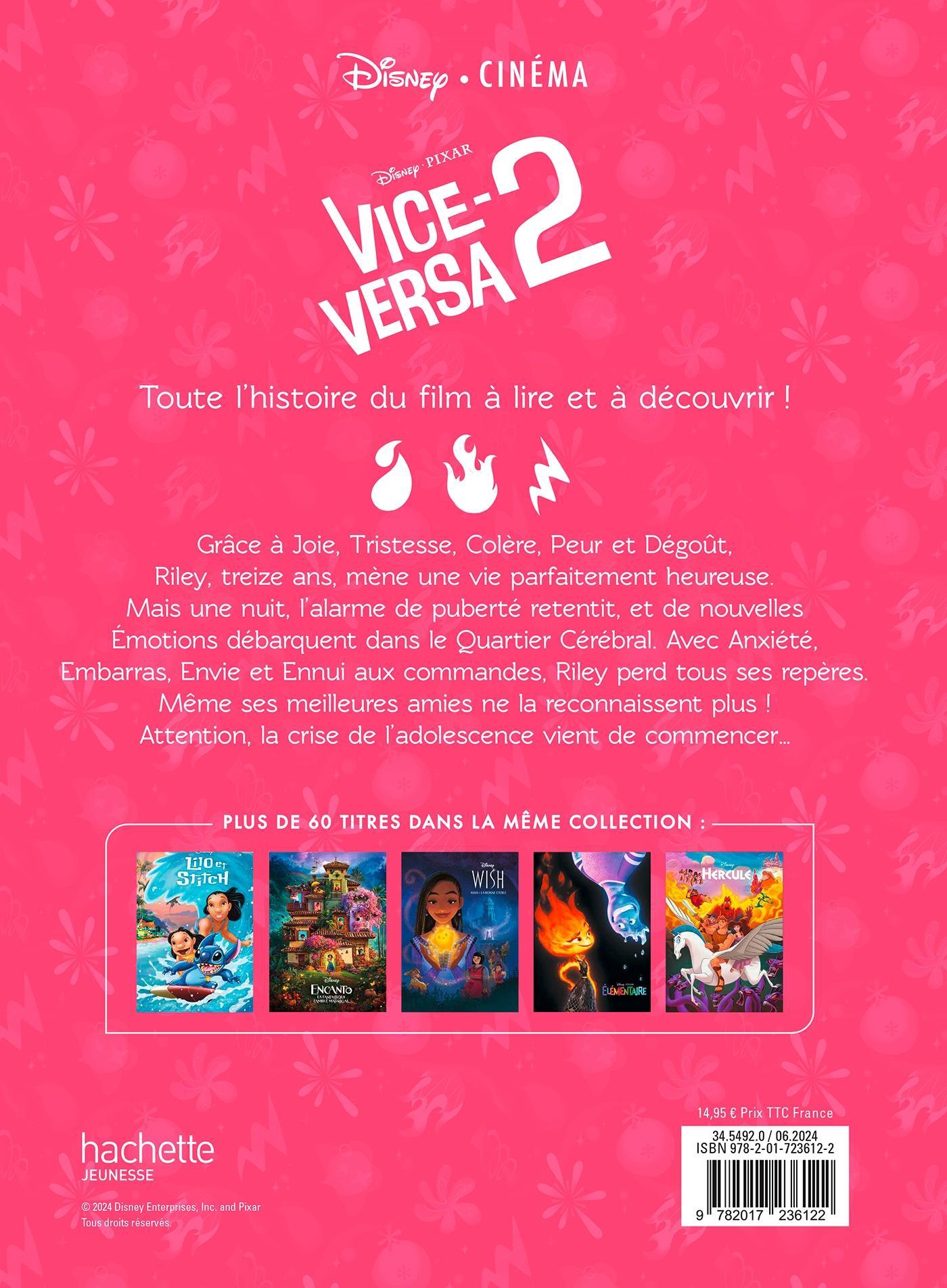 Livre Illustré Disney Pixar – Vice-Versa 2 : Les Nouvelles Émotions