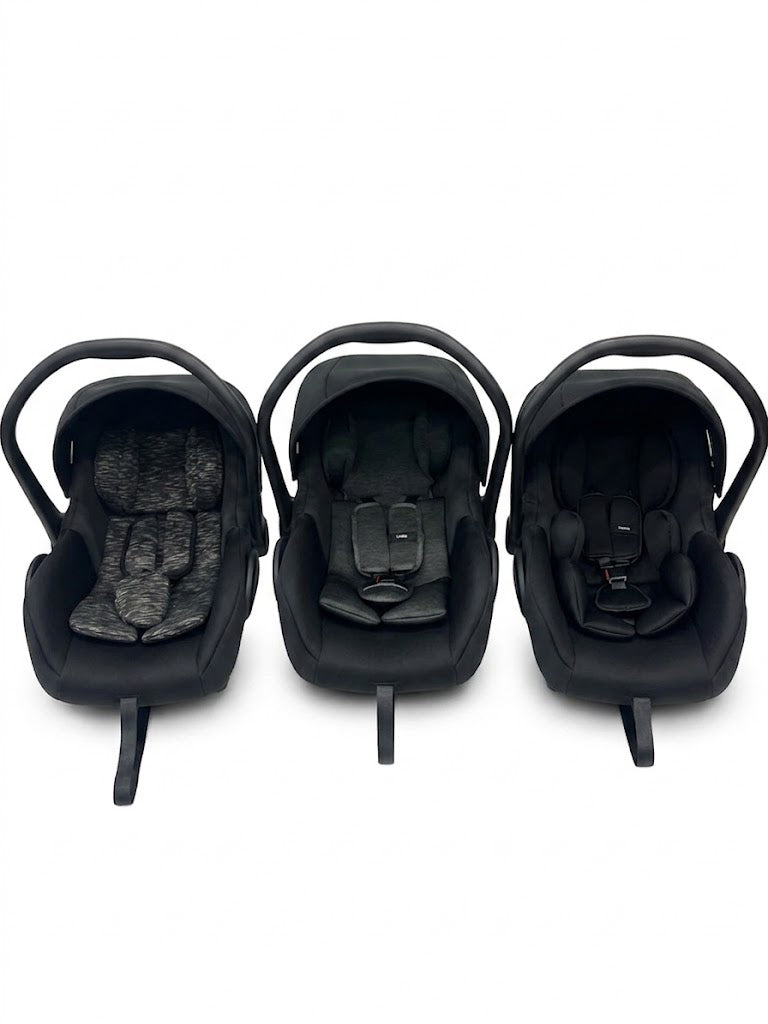 Coque Auto Bébé avec Réducteur Rembourré, Canopy et Poignée – Dès la Naissance