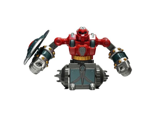 Lot de 2 robots de combat Crazon, rouge et bleu