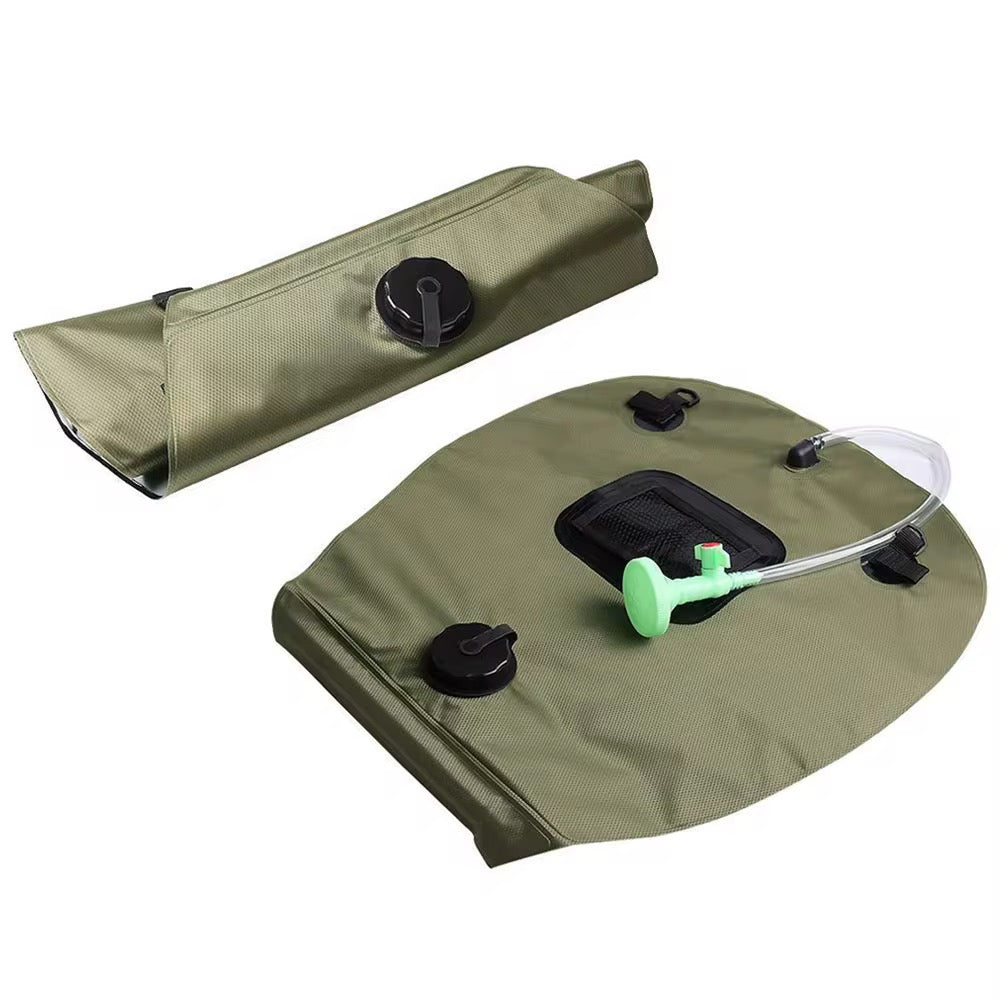 Douche Solaire Portable 20L – Sac de Douche Camping avec Pommeau & Tuyau